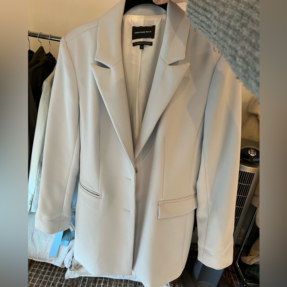 Something Navy Women's French Blue Blazer
